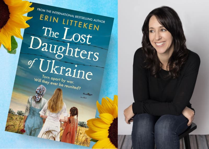 USA with Ukraine is pleased to announce a collaboration with a world known writer Erin Litteken. The Lost Daughters of Ukraine