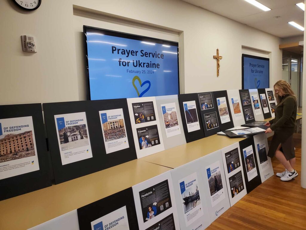 Prayer service for Ukraine