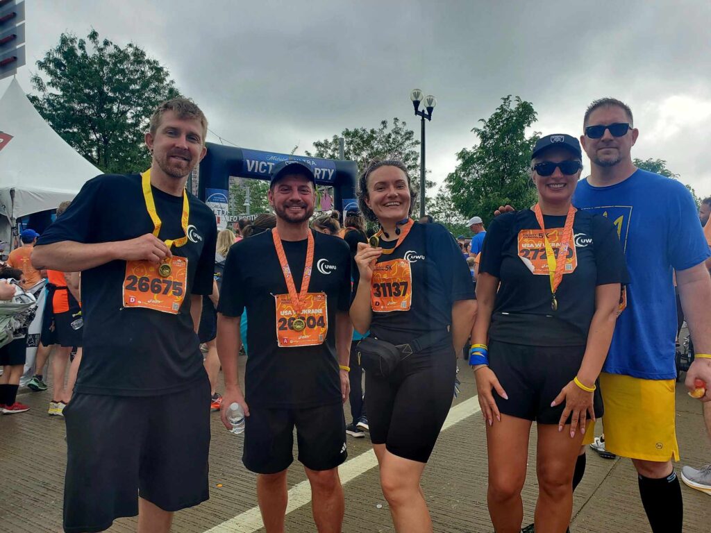 UWU in the Flying Pig Marathon