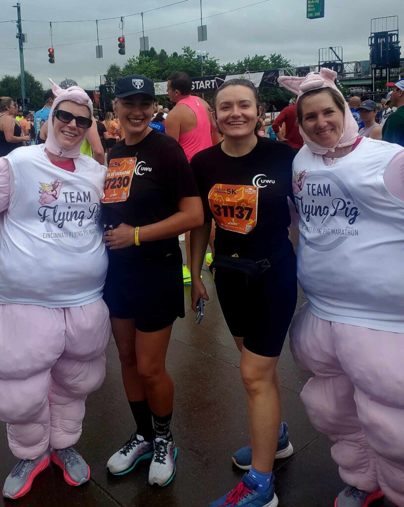 UWU in the Flying Pig Marathon