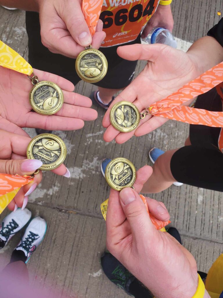 UWU in the Flying Pig Marathon