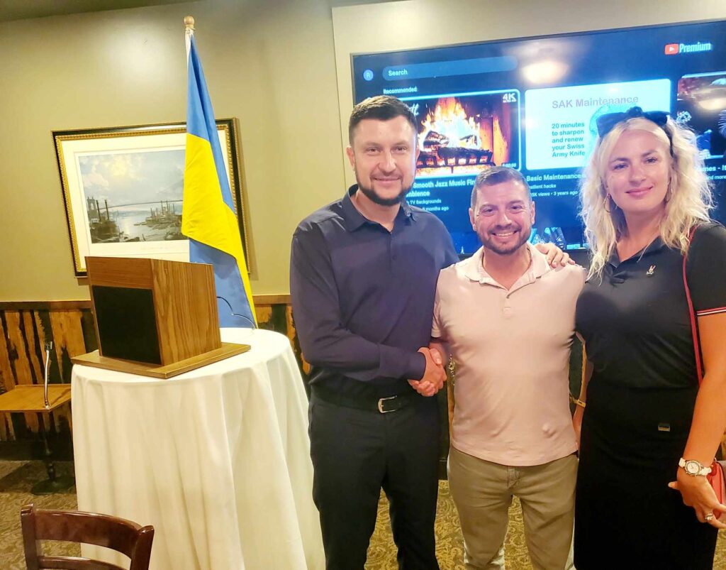The Presentation from the Cincinnati-Kharkiv Sister City representatives