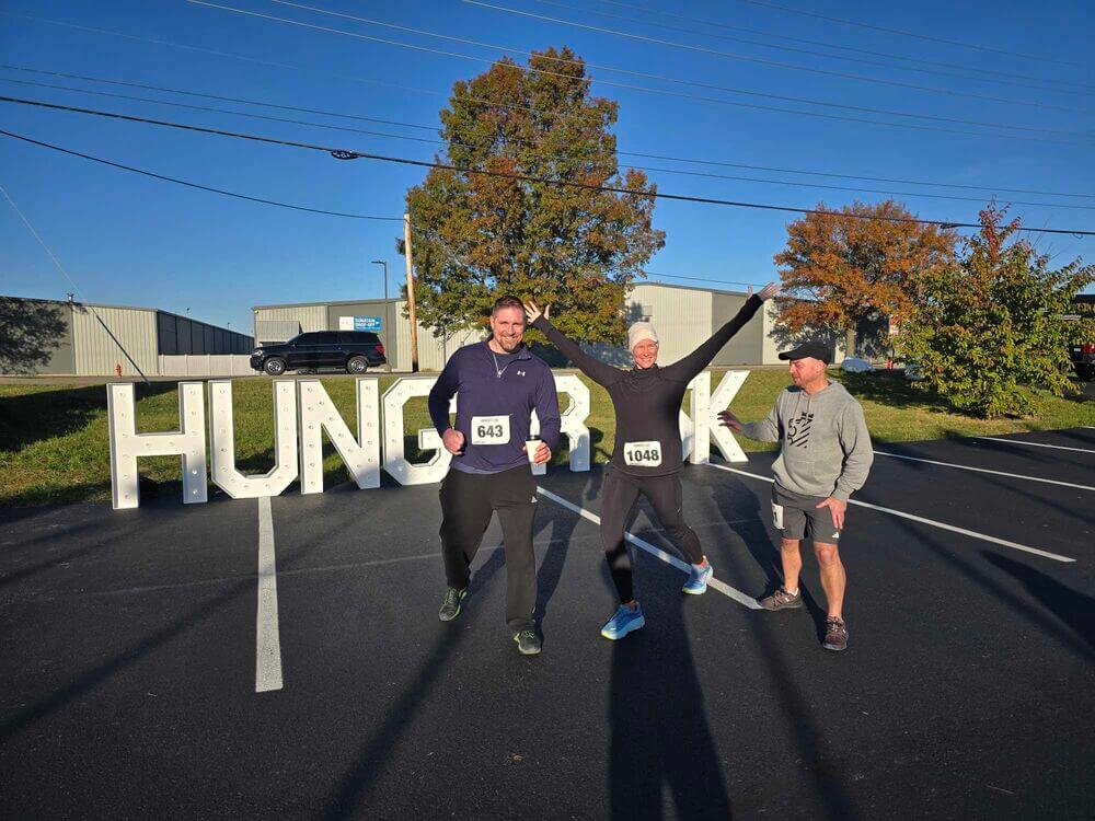 USA with Ukraine at the Hunger 5k Run and Walk
