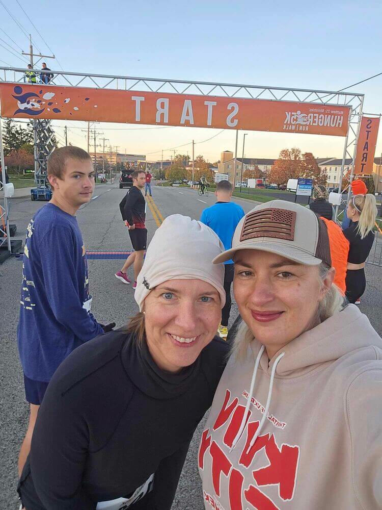 USA with Ukraine at the Hunger 5k Run and Walk