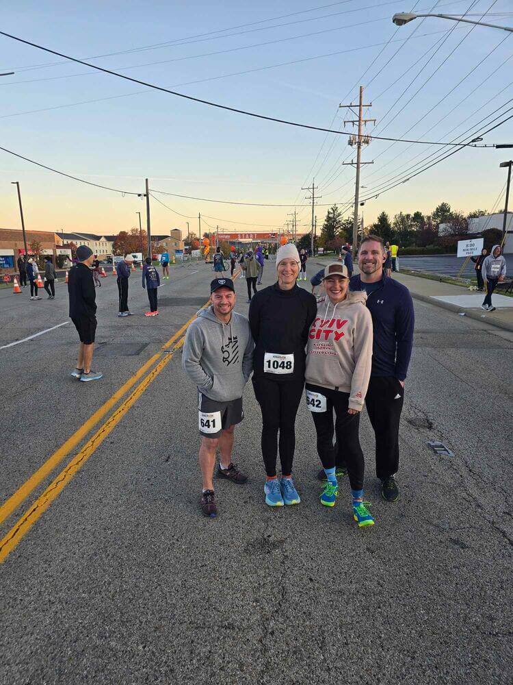 USA with Ukraine at the Hunger 5k Run and Walk