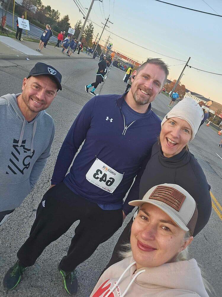 USA with Ukraine at the Hunger 5k Run and Walk
