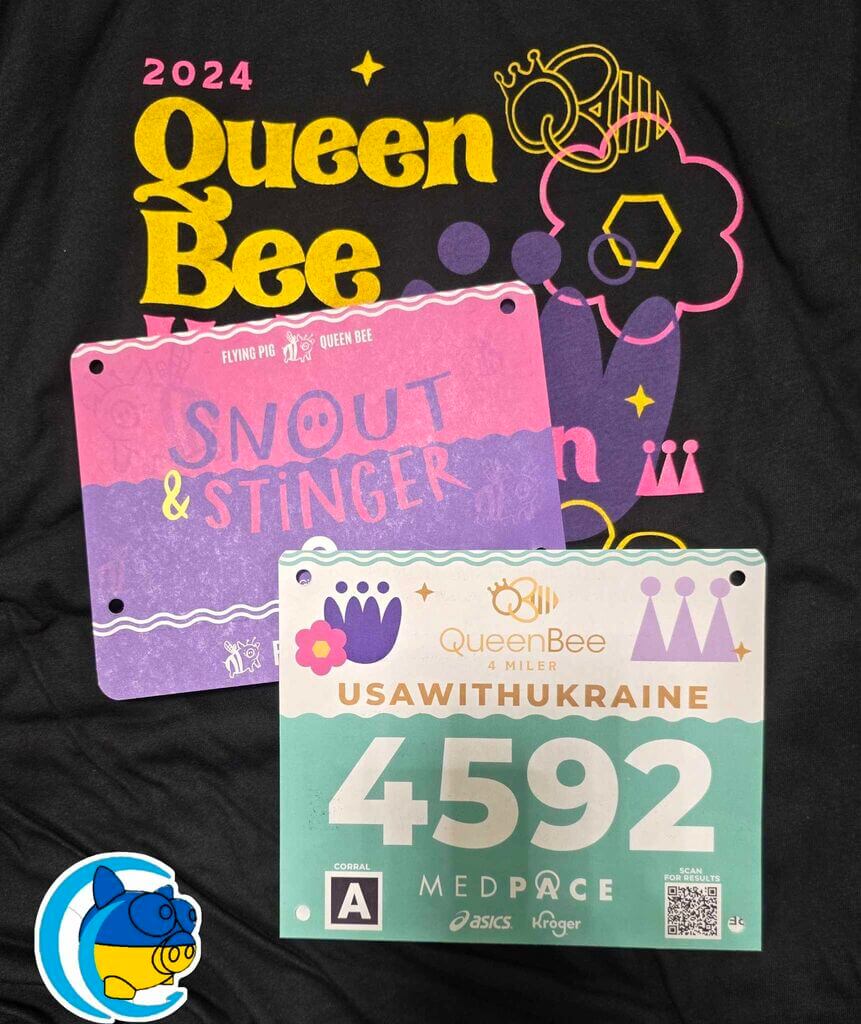 Volunteering for Queen Bee half marathon