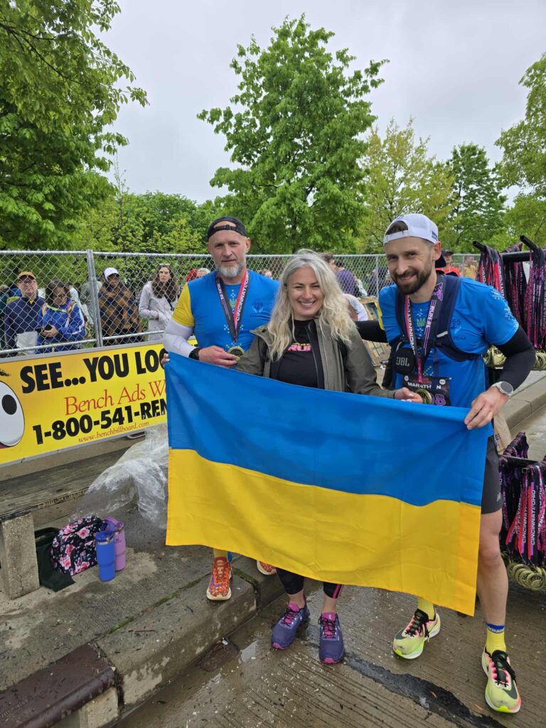 Volunteering at a Flying Pig Half and Full Marathon run