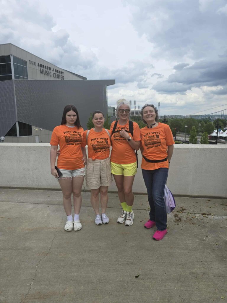 Volunteering at Flying Pig Marathon