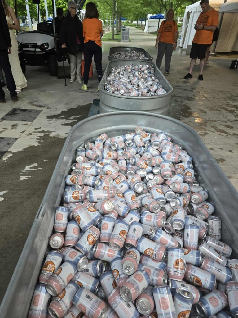 Volunteering at Flying Pig Marathon