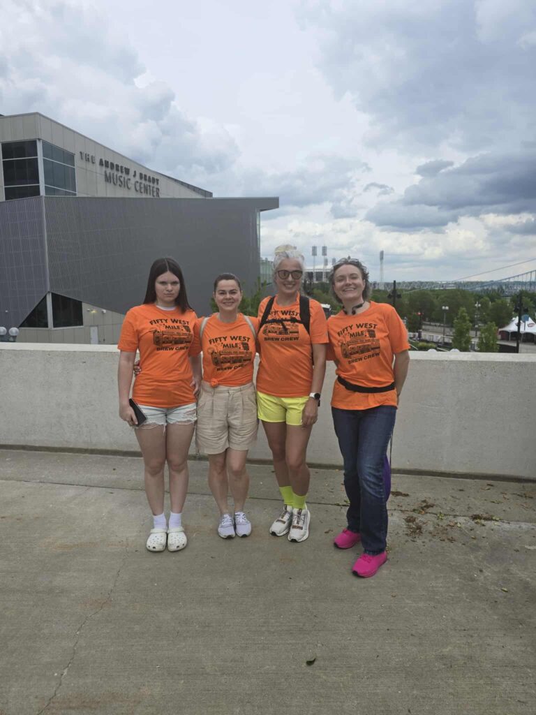 Volunteering at Flying Pig Marathon