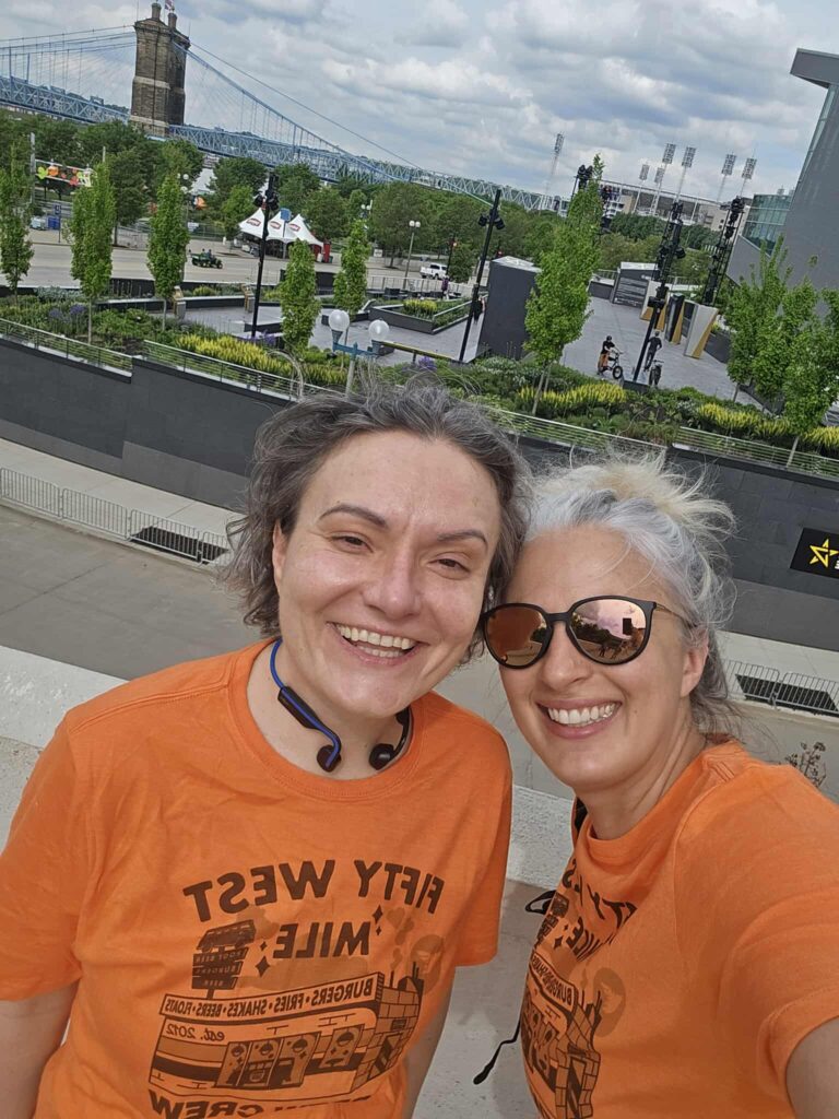 Volunteering at Flying Pig Marathon