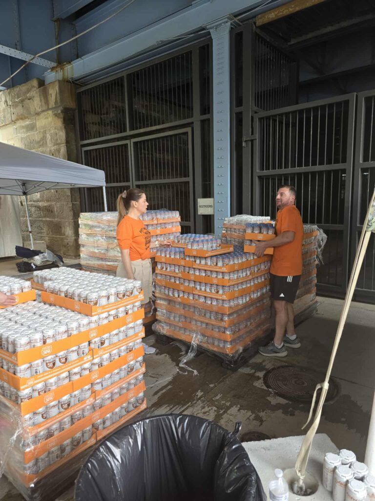 Volunteering at Flying Pig Marathon