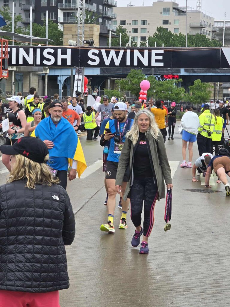 Volunteering at a Flying Pig Half and Full Marathon run