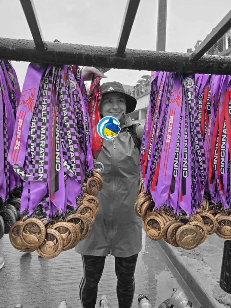 Volunteering at a Flying Pig Half and Full Marathon run