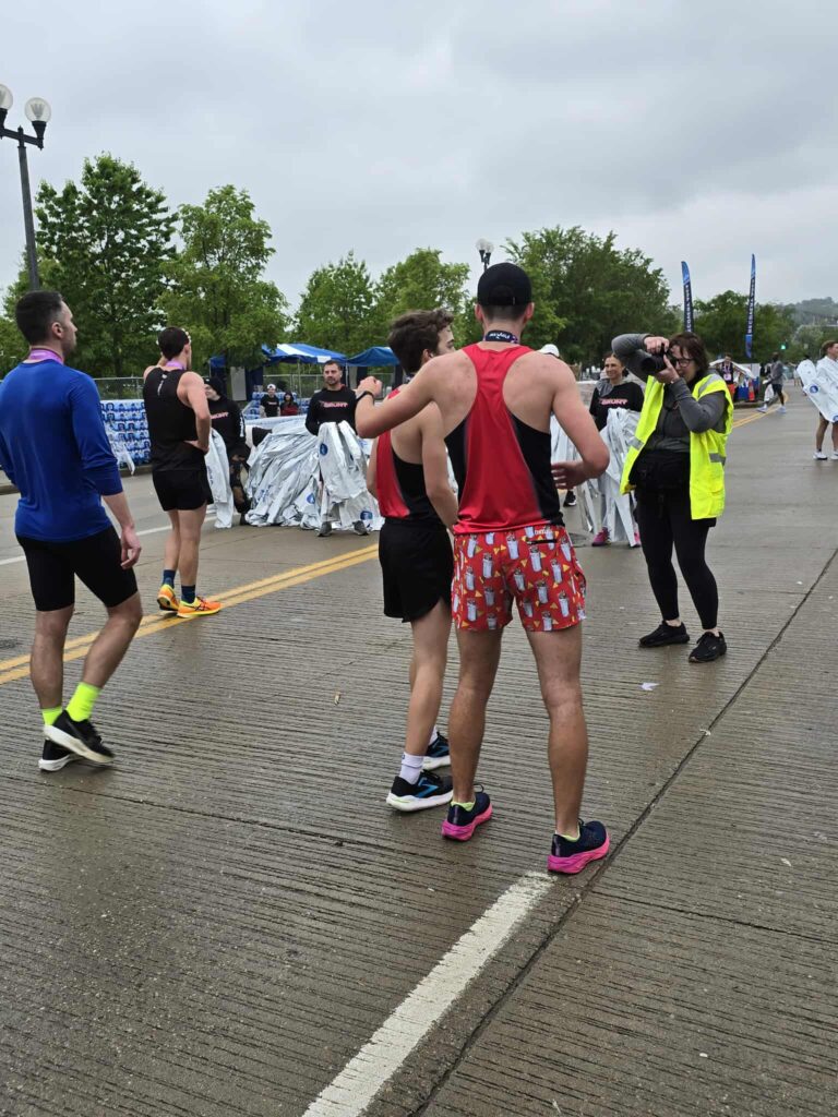 Volunteering at a Flying Pig Half and Full Marathon run