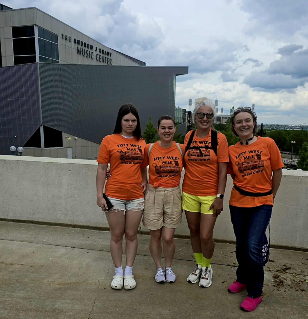 Volunteering at Flying Pig Marathon
