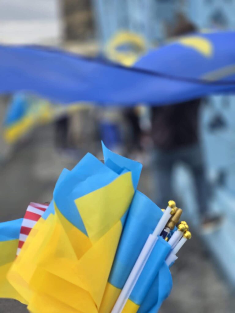 We Stand With Ukraine Rally