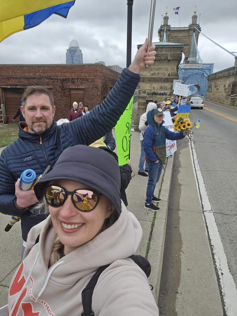 We Stand With Ukraine Rally