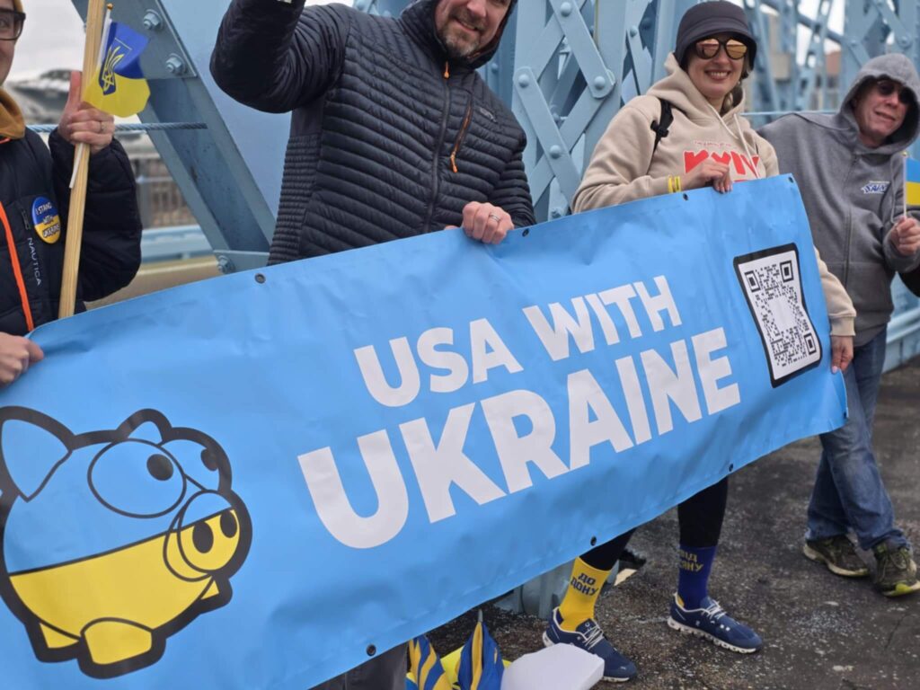 We Stand With Ukraine Rally