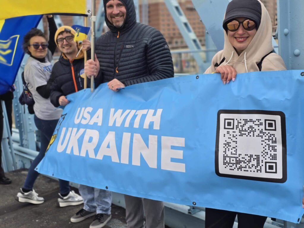 We Stand With Ukraine Rally